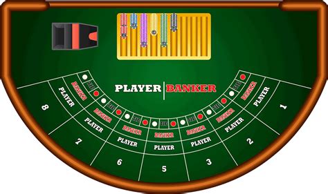 casino baccarat table layout